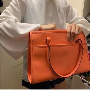 NEW Kate Spade coral handbag